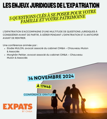 EXPATS CM&A conférence